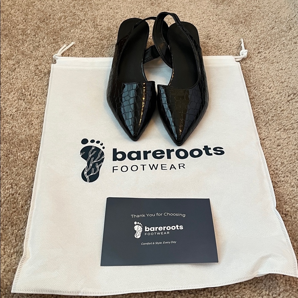 NWT Bareroots Embossed Slingbacks - Picture 5 of 7